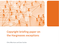 Image of the cover of the copyight briefing paper